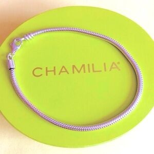 CHAMILIA Silver Bracelet Sleek Design 8 inch Sterling Silver